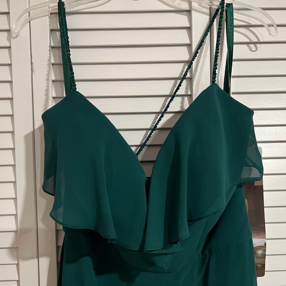 NEW~MORILEE BRIDESMAID DRESS WITH TAGS~Emerald~Size 8 - Picture 8 of 10
